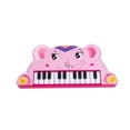 thumbnail image 1 of D Children Electronic Piano Keyboard Toy 15 Keys With Microphone Recording Function Light Effects Portable Music Learning Instrument For Kids 3 To 6 Years, 1 of 7