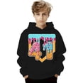 thumbnail image 4 of Boys Hoodies 100 Days Print Loose Fall Winter Pullover Hoodie Top School Hoodies for Boys Size 2-3Y, 4 of 4