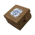 thumbnail image 2 of mmirethe Rattan Storage Basket Modern Replacement Braided Odorless Bedroom Living Room Sundries Remote Control Bucket Organizer Type 6, 2 of 6