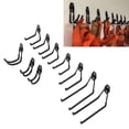 thumbnail image 4 of Wall Mount Hook, Large Load Bearing Soft Coating Garage Double Hooks U And J Type  For Organizing Garden Tools, 4 of 8