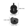 thumbnail image 2 of TEHAUX Violin Instrument Parts With 6Pcs Black Rubber Muffler For Nighttime Training, 2 of 8