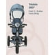 thumbnail image 2 of Triciclo Asiento 360 Niños 3 a 6 años Dark Blue, 2 of 7
