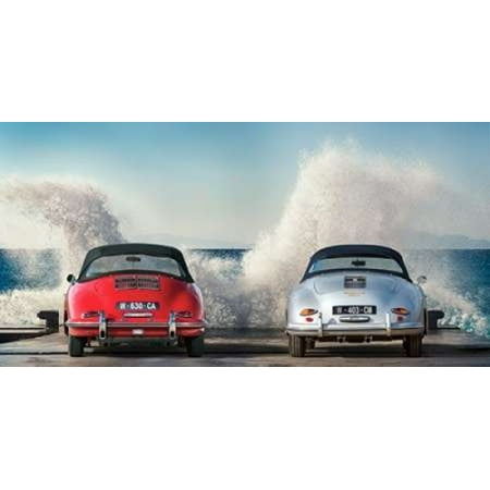 - Ocean Waves breaking on Vintage Beauties Poster Print by Gasoline Images