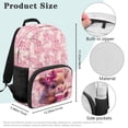 thumbnail image 7 of Jeiento 4 Piece 17 Inch Kids Backpack and Lunch Box Set, Cute Highland Cow School Backpack Set with Adjustable Padded Straps for Elementary Girls School Travel, 7 of 7