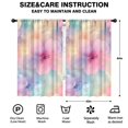 thumbnail image 2 of Blackout Kids Curtains,Colorful Cloud Star Tie Dye Pattern Childrens Insulated Curtains Set Of 2,Bedroom Essentials,Toddler Room Decor 52"x84", 2 of 5
