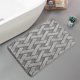 thumbnail image 5 of La Alfombra de la Puerta Delantera de la Alfombra de la Puerta Absorbente Del Baño Es Conveniente para Lavar a Máquina, la Alfombra de Piso Absorbente de Tela Ligera Y Antideslizante, 5 of 7