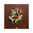 thumbnail image 2 of LED String Lights Christmas Wreath Xmas Garland with Battery Operated Home Decor, 2 of 3