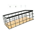 thumbnail image 2 of icolorfuled Metal Hanging Wire Basket with Hooks, Wall Mount Storage, 2 of 5