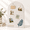 Oatmeal, variant on Camel 36"x24" Arched Felt Bulletin Board with Pins and Stickers