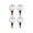 C, variant on Plant Watering Globes 4 Pack,Self Watering Spikes with Transparent Glass Bulbs,Automatic Drip Irrigation System for Indoor Plants,Garden Pots and Outdoor Plants