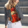 thumbnail image 5 of Easygdp Rusty Rocket Launch for Durable Canvas Laptop Backpack - Adjustable Shoulder Strap, Large Capacity, Fits 15-17in Laptops, for School, Work, Travel-Medium, 5 of 5
