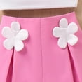 thumbnail image 3 of Ruyang Girls Summer Outfits Toddler Kids Camisole Ruffle Crop Tops and Short Pant with Flowers Clothes 2 Piece Clothing Set, 3 of 5