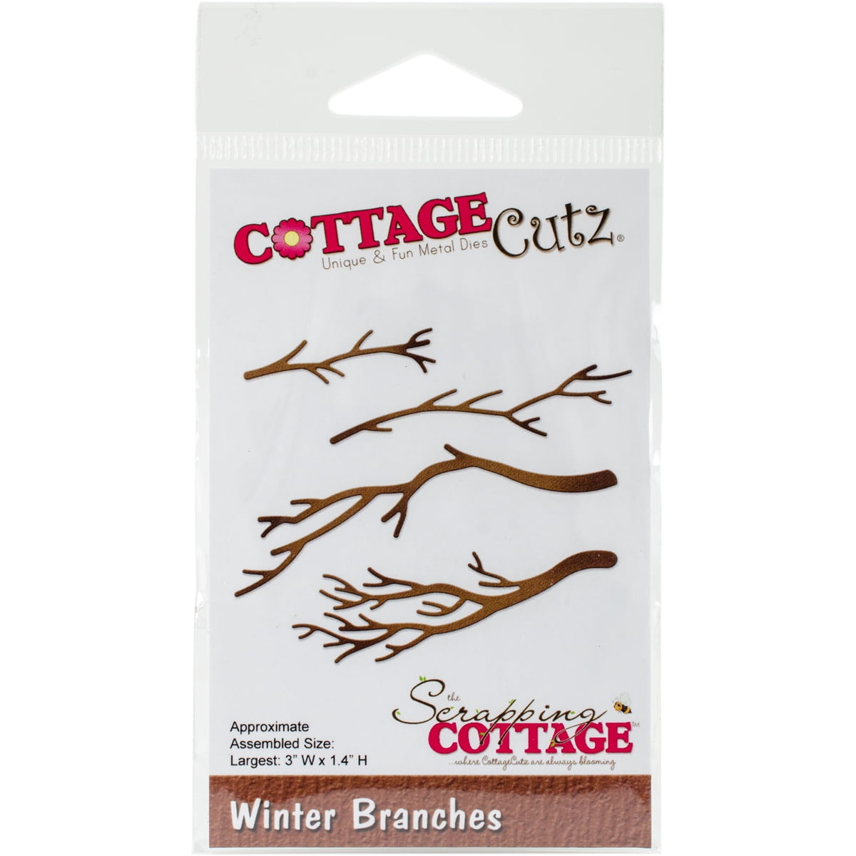 CottageCutz Die-Winter Branches, 3'X1.4'