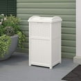 thumbnail image 4 of Suncast Trashcan Hideaway Outdoor Commercial 33-Gallon Waste Bin (3 Pack), 4 of 4