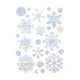 thumbnail image 2 of Pegatinas navideñas de copos de nieve para ventanas | Calcomanías electrostáticas multicolor para vidrio | Repelente de colisiones de aves | Adhesivos estáticos removibles para puertas corredizas,, 2 of 6