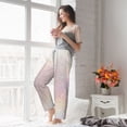 thumbnail image 6 of Picia Glitter Light Pearl Womens Soft Woven Cotton Elastic Waistband Sleep Pajama Pant Lounge Sleep Pant With Pockets And Drawstring-Medium, 6 of 9