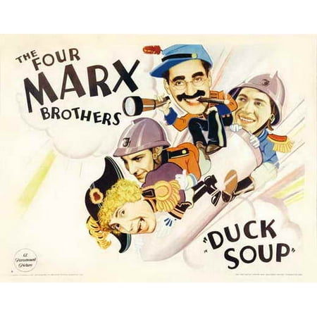 Duck Soup POSTER (22x28) (1933) (Half Sheet Style