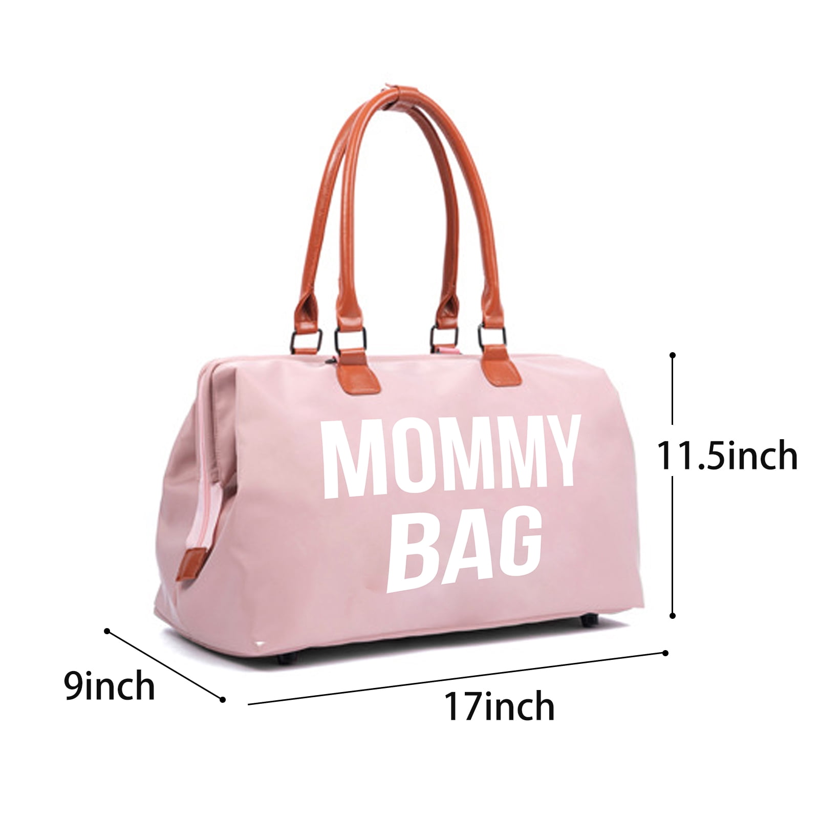 Baby Diaper Tote Bag with Changing Pad Large Capacity Mommy Bag Maternity Bag Travel Bag for Hospital & Functional Baby Care