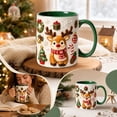thumbnail image 5 of Hometravel Christmas Reindeer Ceramic Coffee Mug, Milk Cup with Flat Design, Holiday Drinkware for Home Kitchen and Christmas Gift, 5 of 7