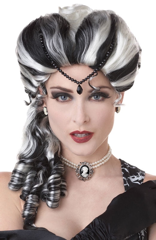 Victorian with Side Curls Adult Vampire Costume Wig 70678 