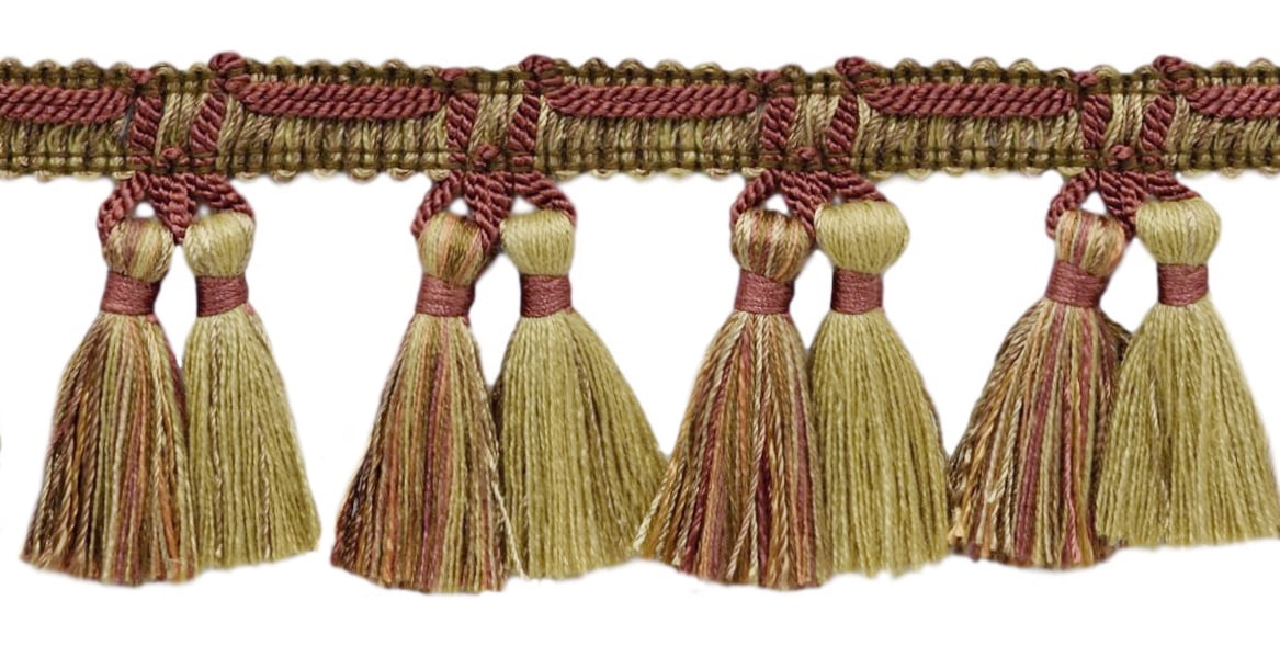 DÉCOPRO 3/8" Trim Cord With Sewing Lip — Camel Beige Polyester Cording For Upholstery, Drapery & Crafts (Sold By Yard)