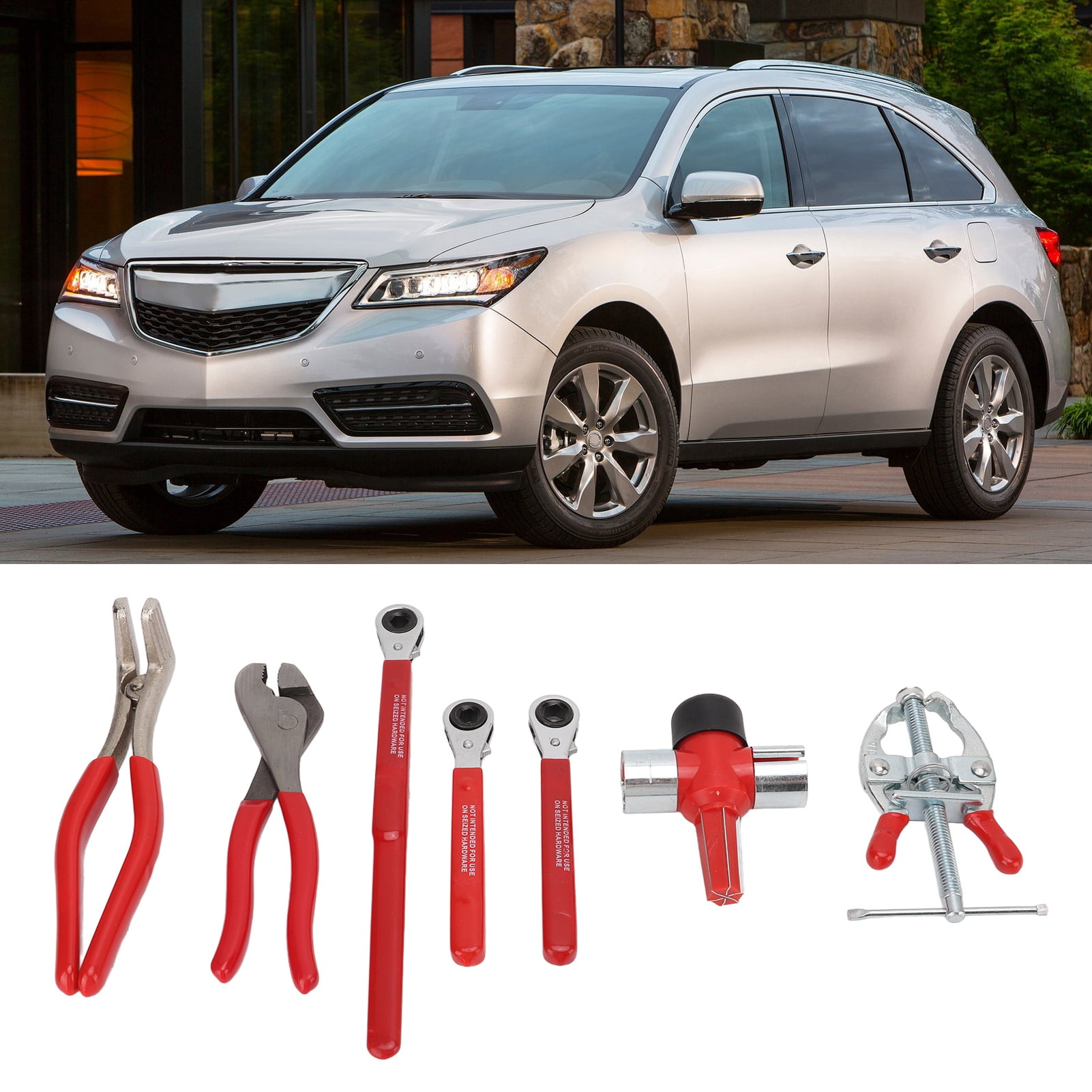 Octpeak Battery Maintenance Kit,7pcs Battery Service Kit Steel Terminal