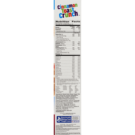 Cinnamon Toast Crunch Breakfast Cereal, 20.25 oz Box