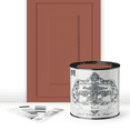 thumbnail image 2 of ALL-IN-ONE Paint, 2 Quart Cabinet Paint Bundle and Tool Kit - Brick, 2 of 4