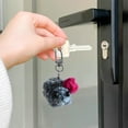 thumbnail image 4 of Hand Knitted Hamster Keychain Cute Plush Bag Charm and Key Gift for Friends, 4 of 5