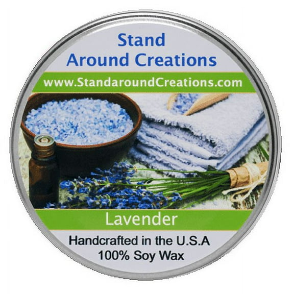 LAVENDER TUREEN 8-OZ. ALL NATURAL SOY CANDLE