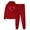 Red, variant on Black_Friday Clearance Plus Size Womens Clothes Clearance Fayshow0 Outfits Women'S Sports Tracksuits Long Sleeve Pullover Hoodies Sweatshirt Loose Coat and Sweatpants Fall Winter Suit
