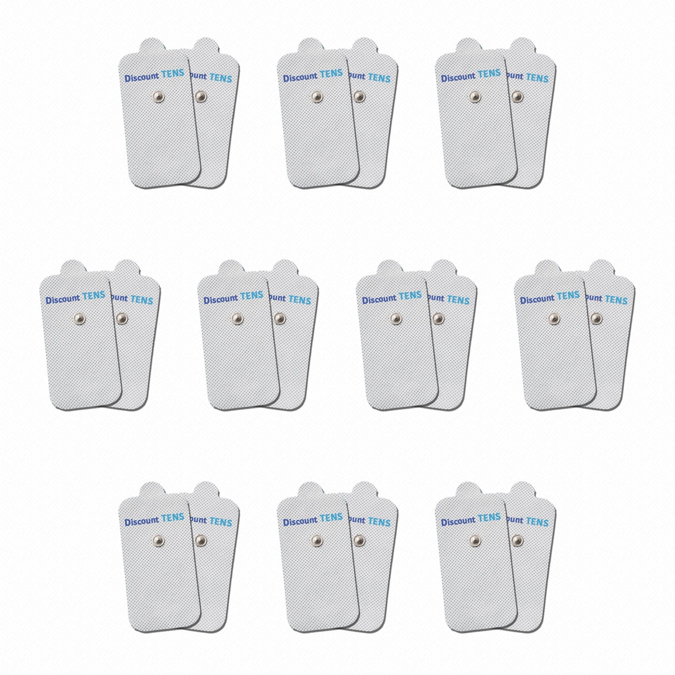 LotFancy 10 Pcs TENS Unit Replacement Pads for Omron Standard Long Life  Pads, Snap Electrode Pads