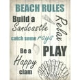 thumbnail image 2 of Allen, Kimberly 15x18 Black Ornate Wood Framed with Double Matting Museum Art Print Titled - Beach Rules 1, 2 of 4