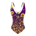 thumbnail image 2 of Aayomet Womens Swimsuit Front Twist Bathing Suits Tummy Control Swimwear Retro Inspired Monokini,Green XXL, 2 of 4