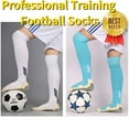 thumbnail image 3 of SUGARMOM Anti Non Slip Football Socks Cut Black Long Length Adhesive Towel High Leg Grip Soccer Stockings Sports for Men and Children, 3 of 6
