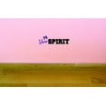 thumbnail image 1 of Custom Decals Show Spirit Wall Art Size: 16 X 60 Inches Color: Black, 1 of 1