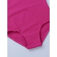 thumbnail image 6 of Sholeno Kids Girls Sleeveless Gymnastics Leotard One Piece Tank Tops Ballet Dancewear Bodysuit Rose Red 7-8, 6 of 7
