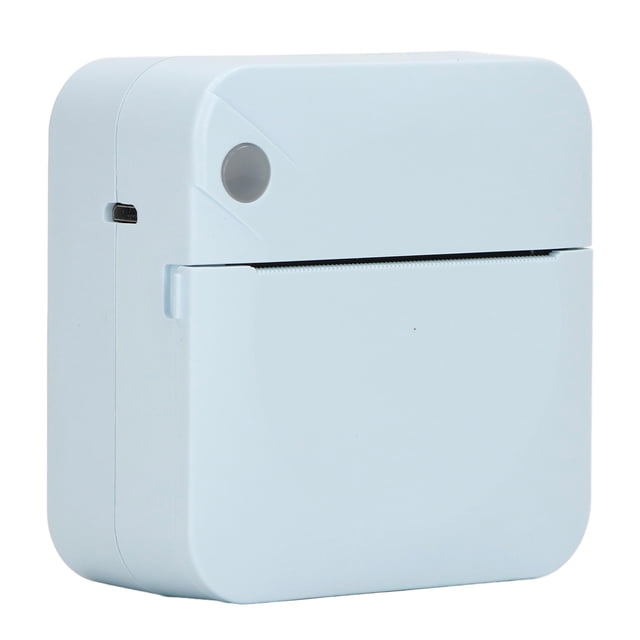 Pocket Printer,Mini Printer Student Blue Sticker Printer Photo Printer True to Its Promise