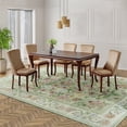 thumbnail image 4 of Ultrug Floral Area Rug Soft Non Slip Vintage Rugs for Living Room Bedroom Home Deocr Flower Carpet,6'x9',Green, 4 of 7