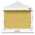 thumbnail image 4 of Pared lateral para carpa MASTERCANOPY para toldo plegable 10x10 Beige, 4 of 7