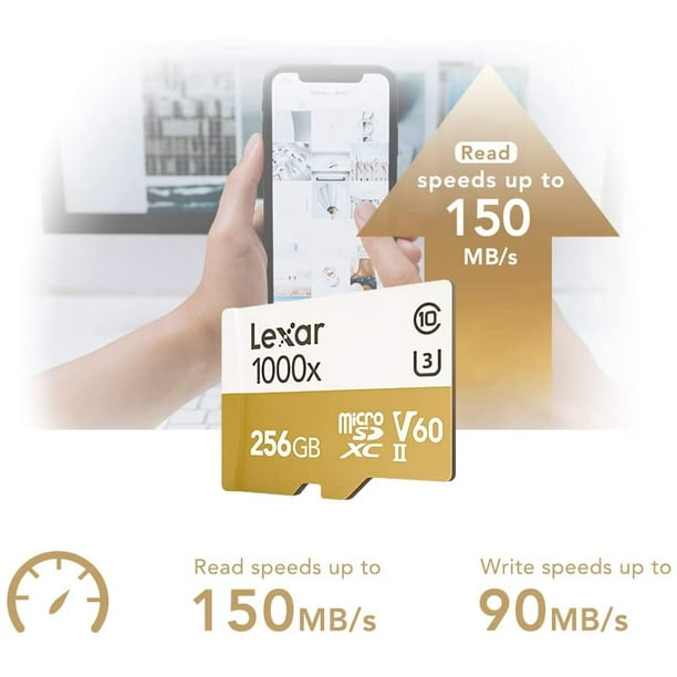 Lexar Play Carte Micro SD 128Go, Carte microSDXC UHS-I, Jusqu'à
