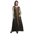 thumbnail image 1 of Bimba Floral Printed Front Slit Sleeveless Summer Spring Women Maxi PartyÂ&nbsp;Dress-XXX-Large, 1 of 5