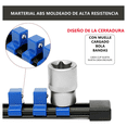 thumbnail image 2 of 9 Pzs Riel Para Dados  Bloosom Soporte Organizadores De Enchufes Abs Negro Azil Rojo, 2 of 5