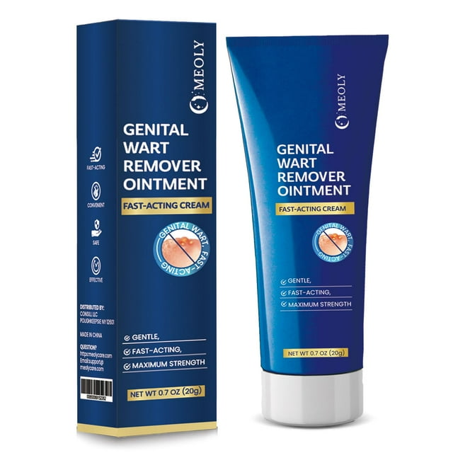 Crema eliminadora de verrugas genitales MEOLY de acción rápida 20 g con ácido salicílico