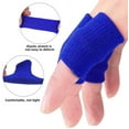 thumbnail image 2 of Finger Sleeves 10 Pieces, Splint Brace for Finger Support, Relieve Pain for Arthritis,Triggger Finger, Compression Aid for Sports, Blue, 2 of 6