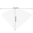 thumbnail image 4 of Filter Paper, Coffee Pot Filter Paper Water Permeability Disposable Filter Paper with 100pcs for  Drip Coffees, 4 of 7