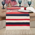 thumbnail image 3 of Saro Lifestyle American Dream Stripe Table Runner, 3 of 3