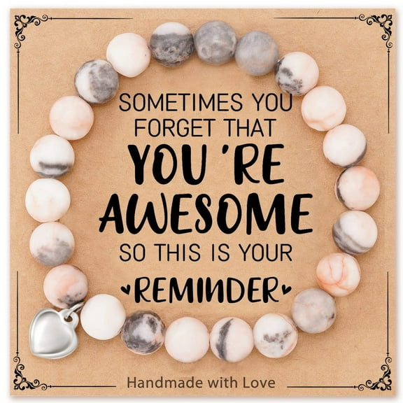 Gifts for Women Teen Girls, Sometimes You Forget You're Awesome Bracelets, Birthday Graduation Gifts for Her, Daughter, Mom, Sister, Friends