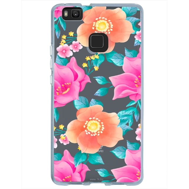 Funda para Huawei P9 Lite con diseño de Flores Floral InstaCase Colección Floral