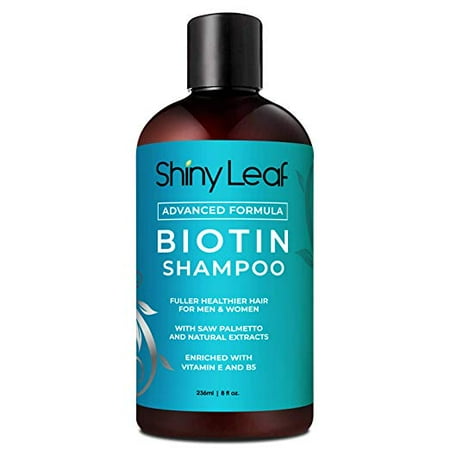 Biotin Shampoo for Hair Loss Treatment for Men and Women, with Advanced Formula Hair Growth Solution, For Thicker and Healthier Hair, Paraben Free, Sulfate Free, 8 oz. (236 ml)